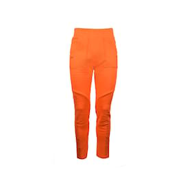 Autre Marque-Zip Vlone x Off-white pants-Orange