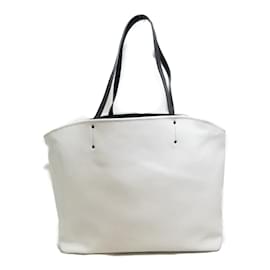 Prada-Logo Printed Canvas Tote Bag 1BG218-White