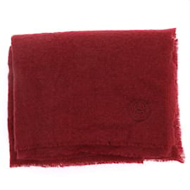 Chanel-CHANEL  Scarves T.  Wool-Red