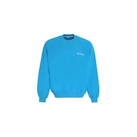 Autre Marque-Pullover mit Mini-Logo-Blau