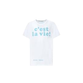 Autre Marque-Camiseta C'est la vie-Blanco