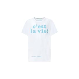 Autre Marque-Camiseta C'est la vie-Blanco
