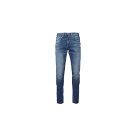 Autre Marque-Diag slim jeans medium blue wash-Blue