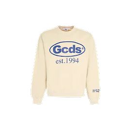 GCDS Lista de compras Cuello redondo regular Azul