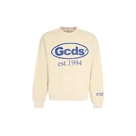 GCDS-Lista de compras Cuello redondo regular-Azul