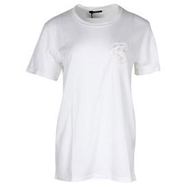 T-Shirt mit Balmain-Logo Weiß