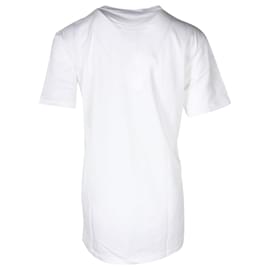 Balmain-T-shirt à logo Balmain-Blanc