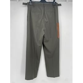 Tibi-TIBI  Trousers T.US 4 polyester-Khaki