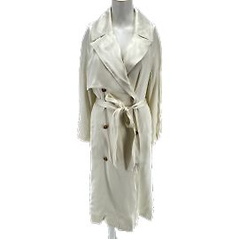 Autre Marque LOULOU STUDIO Trenchcoats T.Internationale XS-Viskose Weiß