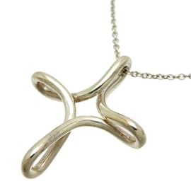 Autre Marque-Silver Cross Necklace-Silvery
