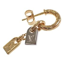 Louis Vuitton-Nanogram Tag Ohrringe M00607-Golden