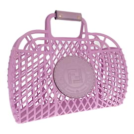 Fendi-Saco Cesto Reciclado 8BH389-Roxo