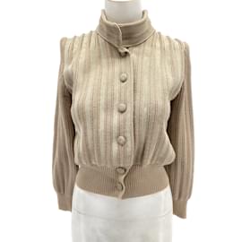 Loewe Strick T.FR 42 Wolle Beige