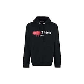 Palm Angels-Tokyo Sprayed Hoodie Black-Black