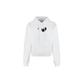 Autre Marque-Jumbo Marker Over Hoodie-White