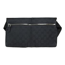 Gucci-Sac ceinture en toile GG 28566-Noir