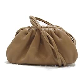 Bottega Veneta-Le sac en cuir pochette-Marron