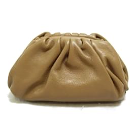 Bottega Veneta-Le sac en cuir pochette-Marron