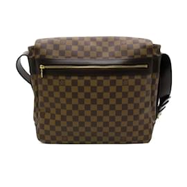 Louis Vuitton-Damier Ebene Bastille Messenger Bag N45258-Marrone