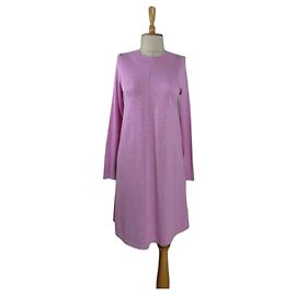 Autre Marque Robe mauve en coton et viscose Violet