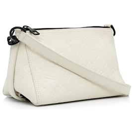 Louis Vuitton-Triangolo Empreinte monogramma bianco Louis Vuitton-Bianco