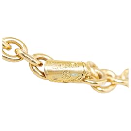 Chanel-Chanel Goldkugelförmige Halskette-Golden