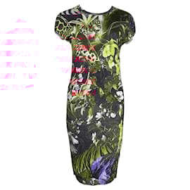 Fendi-Robe à fleurs multicolore-Autre