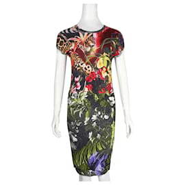 Fendi-Robe à fleurs multicolore-Autre