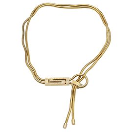 Versace Cinto de metal dourado / Colar com Diamante Buckly Dourado Metálico