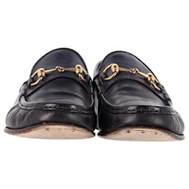 Gucci-Gucci Horsebit 1953 Loafers in Navy Blue Leather-Navy blue