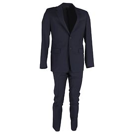 Prada Two-Piece Suit Set in Black Wool Black