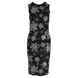 Michael Kors-Floral Sparkle Dress-Black