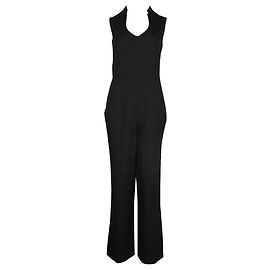 Yves Saint Laurent Black Evening Jumpsuit Black