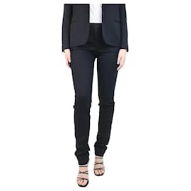 Loro Piana-Pantalón sastre negro - talla UK 10-Negro