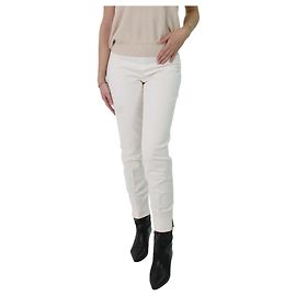 Emilio Pucci Pantalón de algodón blanco - talla UK 8 Blanco