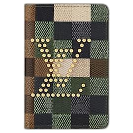 Louis Vuitton-LV Pocket Organizer Damuflagem-Verde