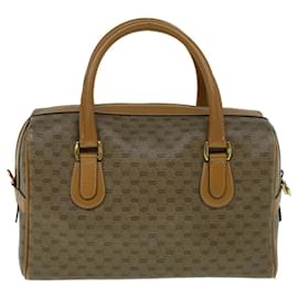 Gucci-GUCCI Borsa Boston in Tela Micro GG Pelle PVC 2modo Beige Aut. sp4135-Beige