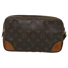 Louis Vuitton-LOUIS VUITTON Monogramm Marly Dragonne GM Clutch Bag M.51825 LV Auth 56908-Monogramm