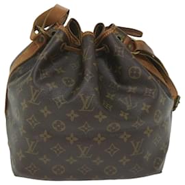 Louis Vuitton-Bolso de hombro Petit Noe con monograma de LOUIS VUITTON M42226 LV Auth 58718-Monograma