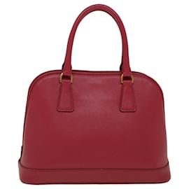 Prada-PRADA Handtasche aus Safiano-Leder 2weg Pink Auth 57343-Pink