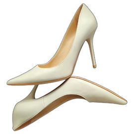 Jimmy Choo high heels beige leather Beige