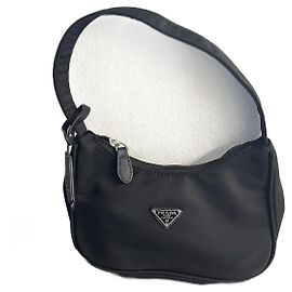 Sac à main Prada noir en toile édition 2000 Noir