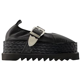 Toga Pulla-AJ1314 Loafers - Toga Pulla - Leather - Black-Black