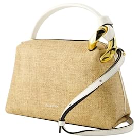 JW Anderson-The JWA Corner Small Crossbody - J.W. Anderson - Leather - Sand-Beige
