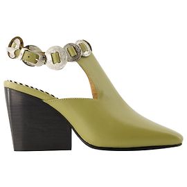 AJ1308 Sandals - Toga Pulla - Leather - Khaki Green Khaki