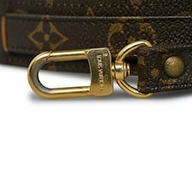 Louis Vuitton-monogram shoulder strap-Brown