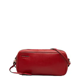 Prada-Saffiano Leather Crossbody Bag BT0077-Red