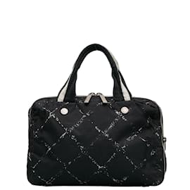 Chanel-Old Travel Line Mini Boston Tasche-Schwarz