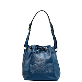 Louis Vuitton-Louis Vuitton Epi Petit Noe Bolso De Hombro De Cuero M44105 en buen estado-Azul