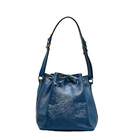 Louis Vuitton-Louis Vuitton Epi Petit Noe Sac à bandoulière en cuir M44105 en bon état-Bleu